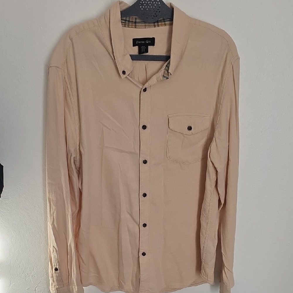 Porter & Ash Men's Beige Shirt